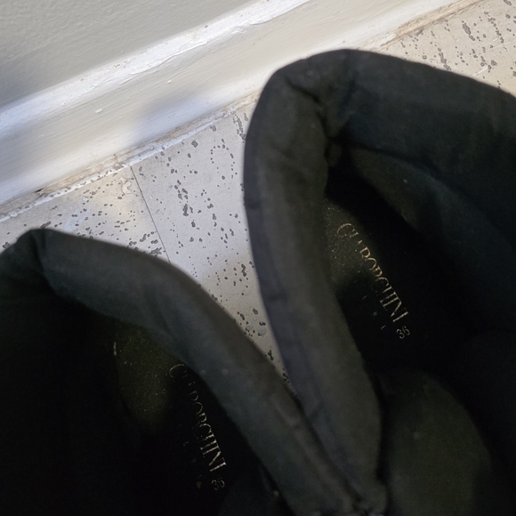 $475 Gia Borghini Women's Black Luna Quilted Puffy Ankle Boot - Picture 9 of 9